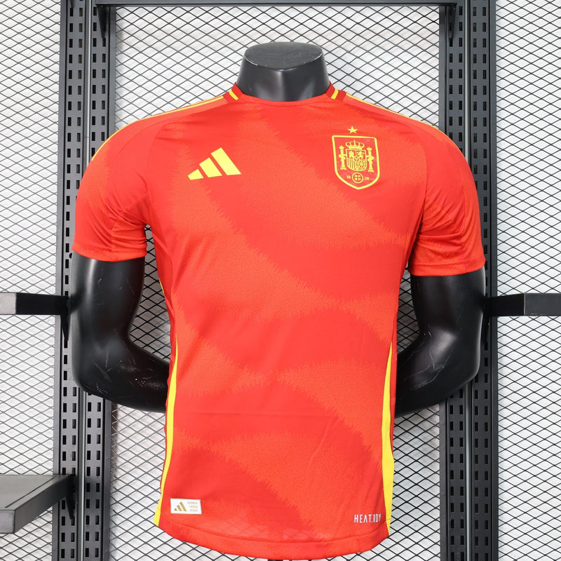 Camisa Espanha I 2024/25 Vermelha - Adidas - Masculino Jogador