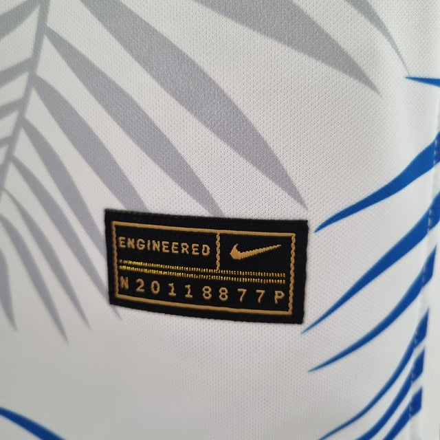 Camisa Seleção Brasil Fourth 2022 Nike - Branco - Conceito Floresta Amazônica