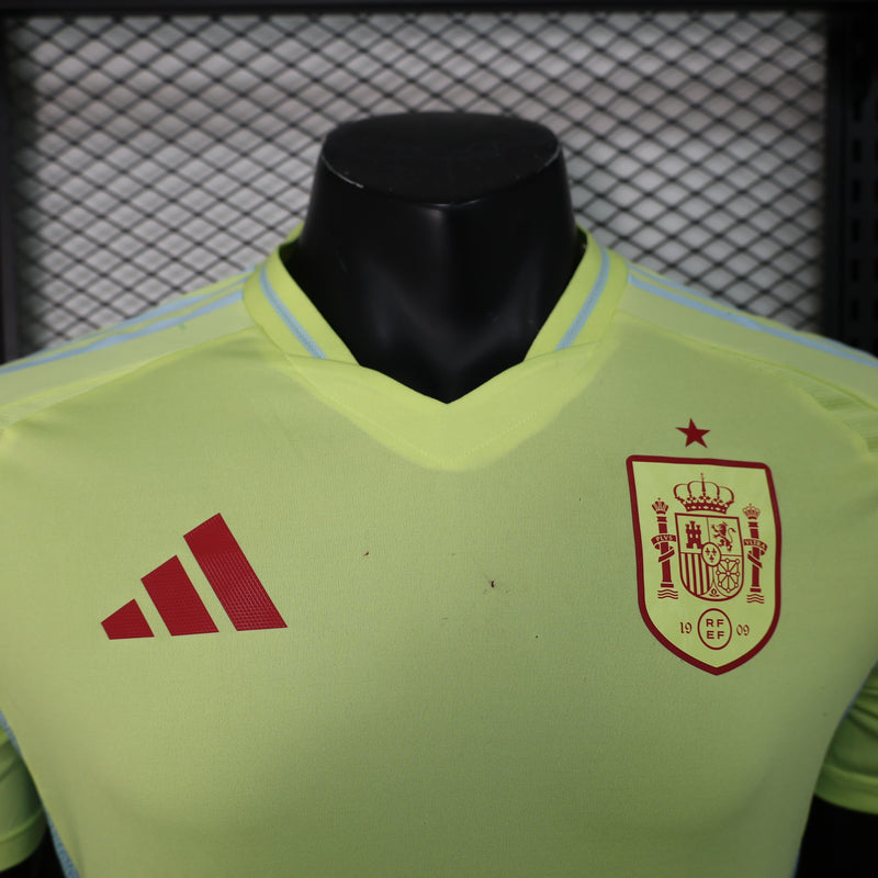 Camisa Espanha II 2024/25 Amarela - Adidas - Masculino Jogador