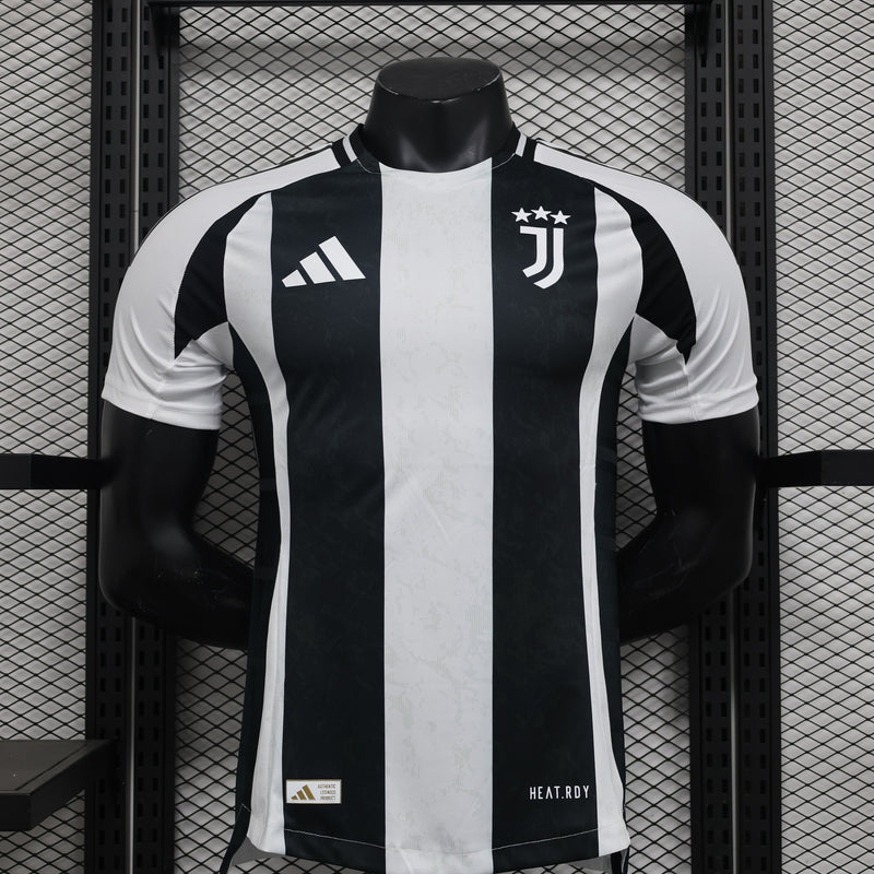 Camisa Juventus I 24/25 Preto e Branco - Adidas - Masculino Jogador