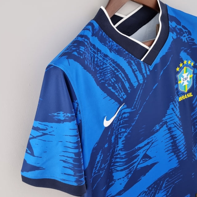 Camisa Seleção Brasil 2022 Nike - Azul - Conceito Azul Escuro